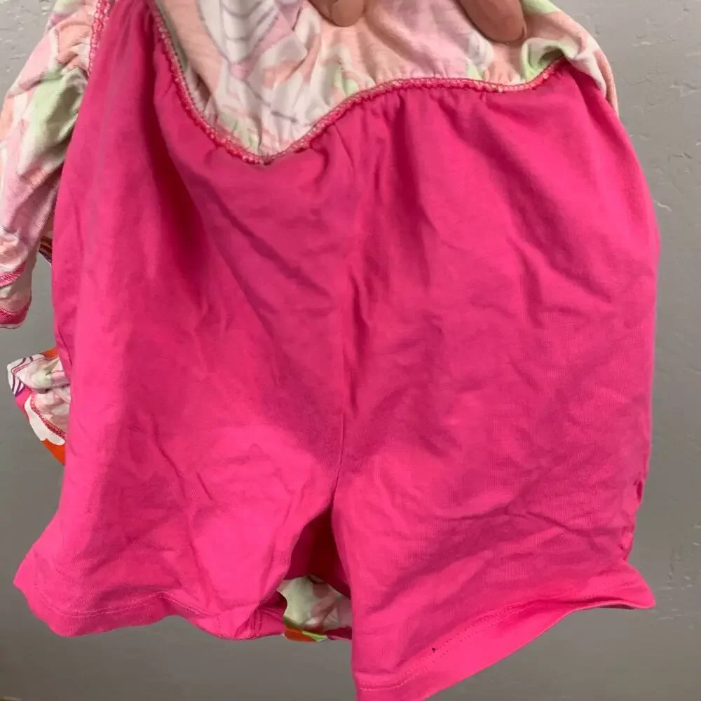 Lot Hanna Andersson Dress and Skort Size 8 Pink Dress Pink Floral Skort